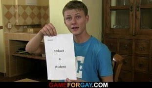 He is seduced and fucked for the first time