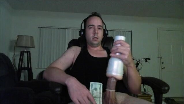 Thick Long Cums Twice With Fleshlight