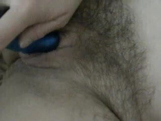 Girlfriend Using Hairy Pussy