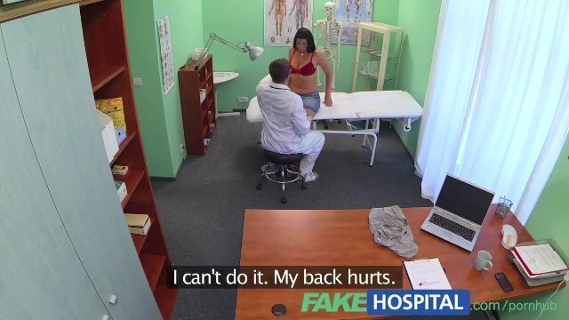 FakeHospital Busty sexy milf gets fucked examining table after strik