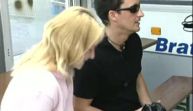 Forest fuck with picked German