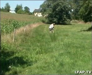 Sodomie dans le jardin avec papy