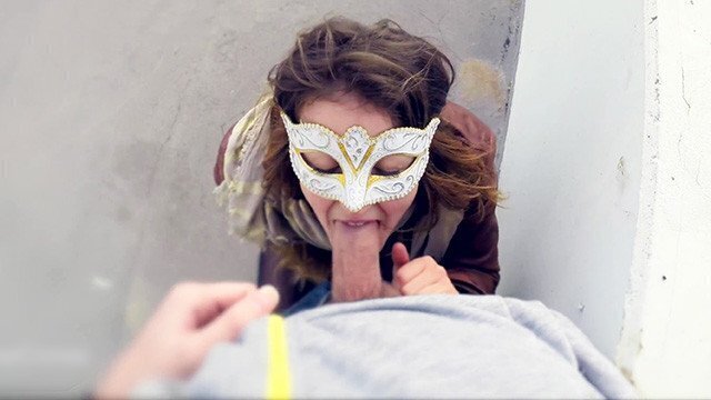 Quick Blowjob On The Parking Garage Roof