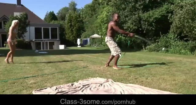 Nasty Nataly Nela seduce black vannila load