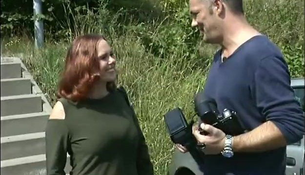 Picked chubby german redhead