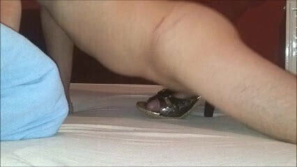 Fuck friend's sister slippers before them gift