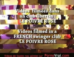 French Swingers Club POIVRE ROSE part