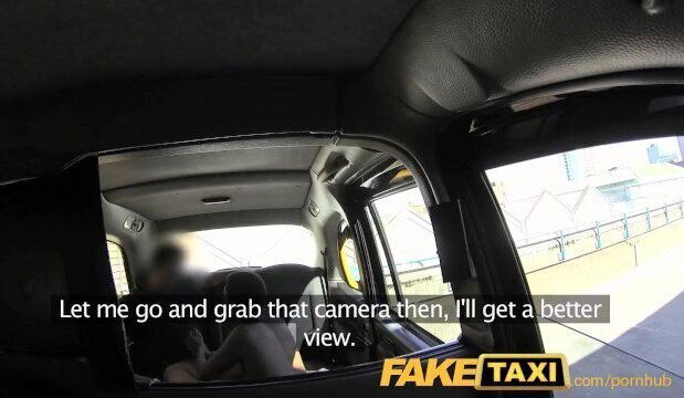 FakeTaxi driver gives customer good facial