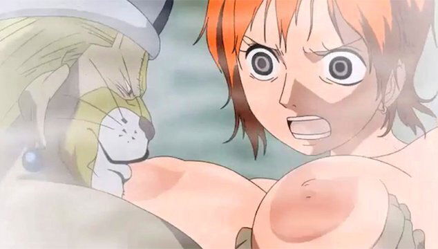 One Piece Porn Nami extended bath scene