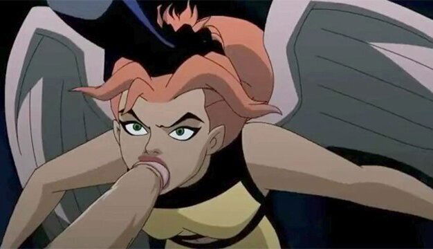 Justice league Porn Two chicks for Batman dick