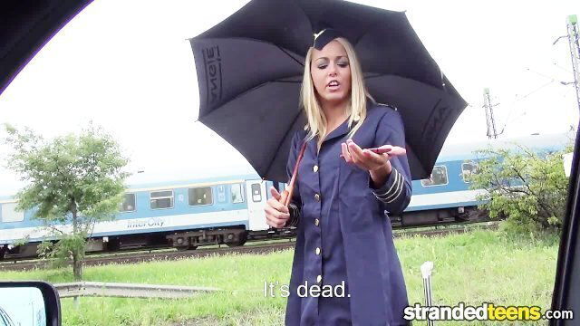 StrandedTeens Hitchhiking Steurtess loves