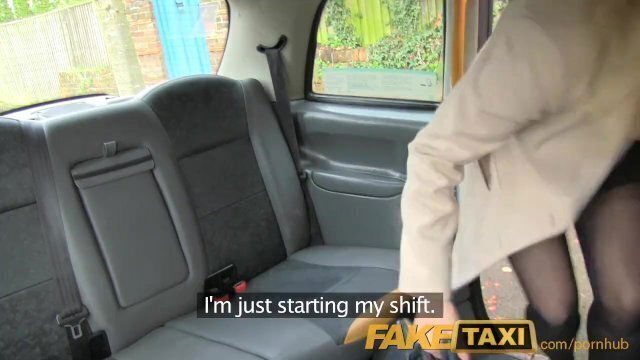 FakeTaxi Back seat shagging surprise creampie taxi fare