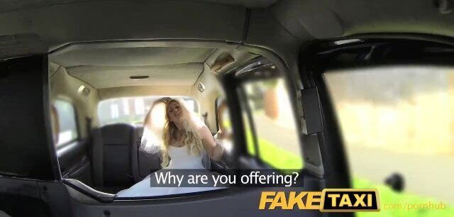 FakeTaxi Runaway bride needs