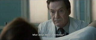 Legs feet scene from film debt