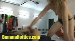 Beautiful teen first casting