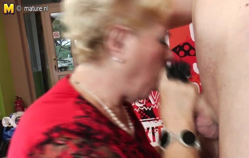 Old and young group sex with 2 grandmothers