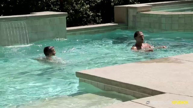 NextDoorBuddies Str8 Buddies Enjoying Pool Cocks