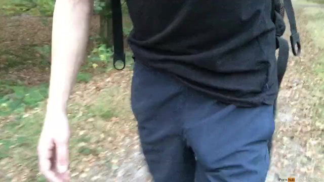 walking with boner short