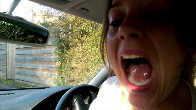 Public Street Blowjob Mouth Driving