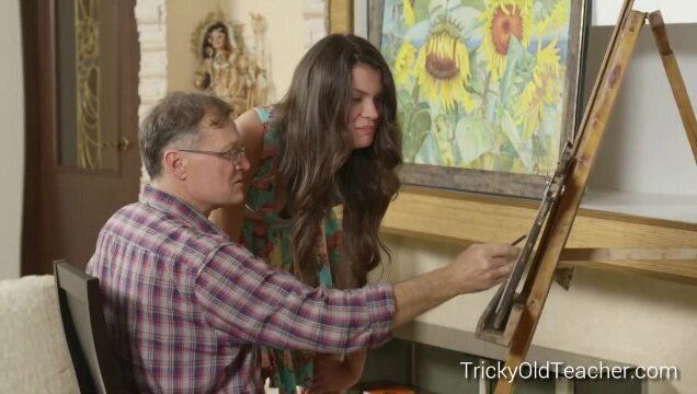 Tricky Teacher Sintia fucks ugly teacher