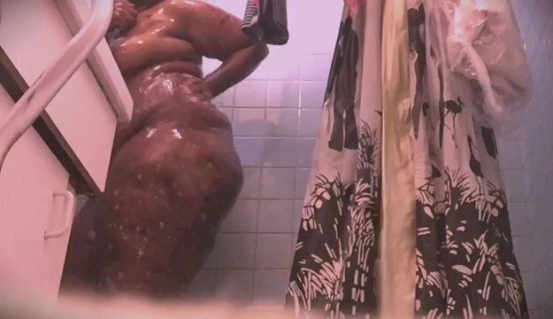 Taking Warm Shower After Being Snowing Cold Weather