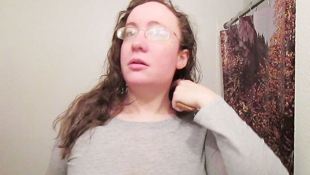 Hair Journal: Combing Long Curly Strawberry Blonde Hair Week (ASMR)