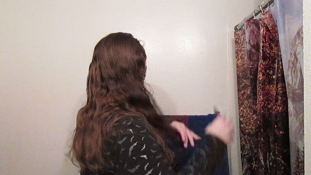 Hair Journal: Combing Long Curly Strawberry Blonde Hair Week (ASMR)