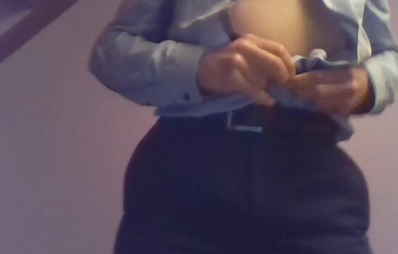 Stripping from suit nude