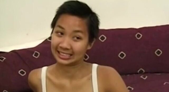 Smalltitted asian amateur rides oldman