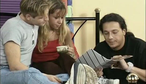 young couple picked porn video