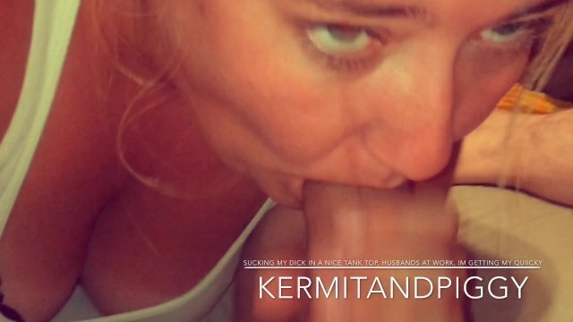 Sucking Dick,In Nice Tank Top,Her Husband Work,Get Quickie