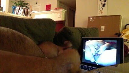 He loves to watch hs dirty bitch