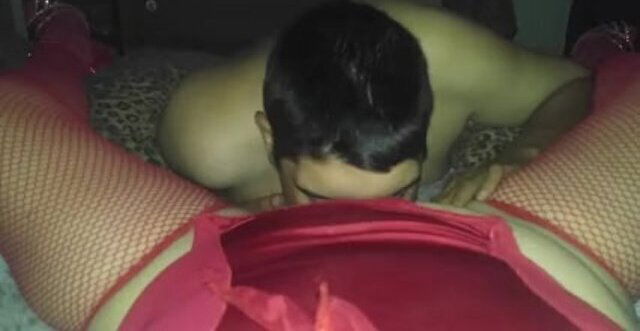 son lickimg step moms pussy while she talks dirty to him an spreads pussy