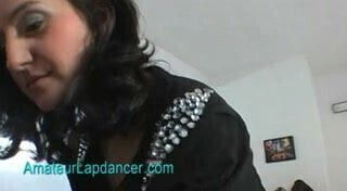 Busty czech chick does hot lapdance
