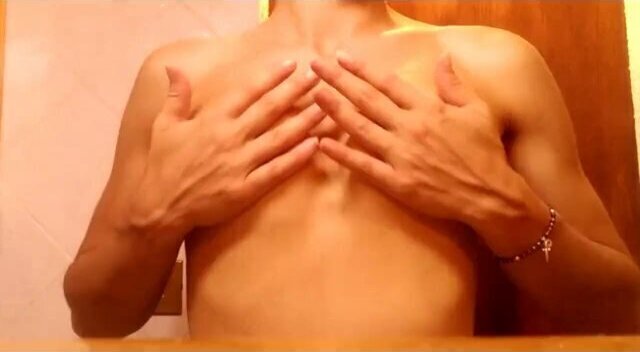 Amateur milf with tiny play front mirror