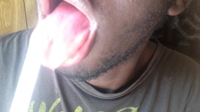 Tongue drooling fetish day???