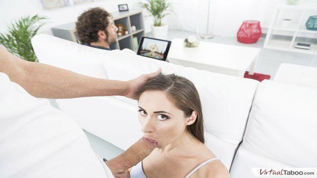 VIRTUAL TABOO Young stepsister Aruna Enjoys Huge Front stepdad