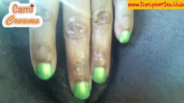 Polished Nails Fingering Cunt Cami Creams