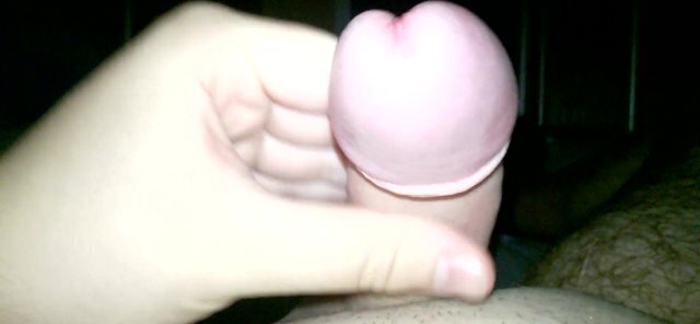 wank before bedtime with explosive ending.