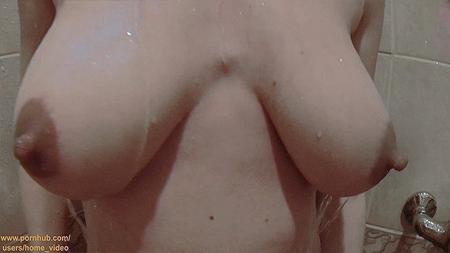 Amazing shower, blowjob doggy from amateur couple Homemade