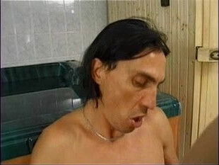 Hairy Pussy Takes Cock Deep In Her Tight Ass 