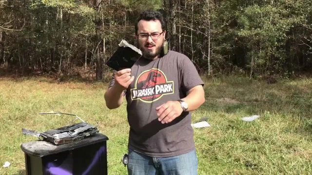Shooting Lithium Batteries with Tracer Incendiary Bullets! from GUN!!
