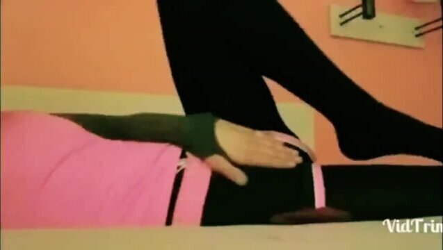 Sexy pink Striptease Masterbation