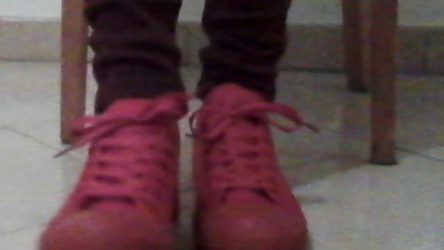 Chucks (Red Sneakers) Dirty Socks