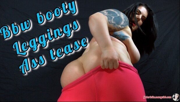 Phat White Girl Tight pants Struggling over