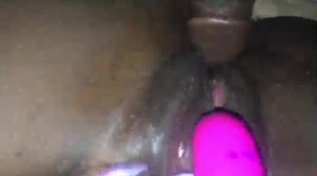 Ex Boyfriend Big Black playing with Ebony Juicy WET Pussy