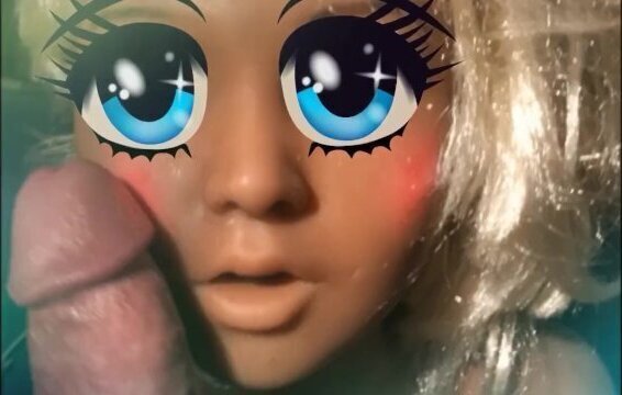 Silicone Doll Play, Nice Cumshot Ending! Realistic Mia's 53rd