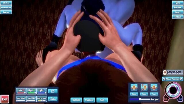 widowmaker blowjob creampie