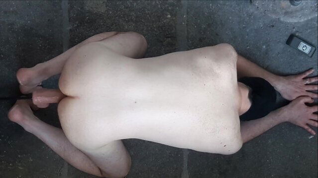 Str8 painful anal, ass-to-mouth orgasm cumshot, huge fuck machine