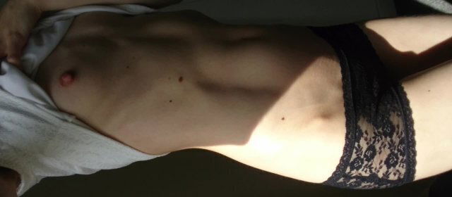 over Alena teasingly shows herself